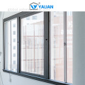 Sliding window brand discount Three Track Aluminum Sliding Window Horizontal Opening Supplier